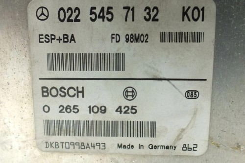 KOMPUTER STEROWNIK SILNIKA MERCEDES A- W168 1.7 cdi 0225457132