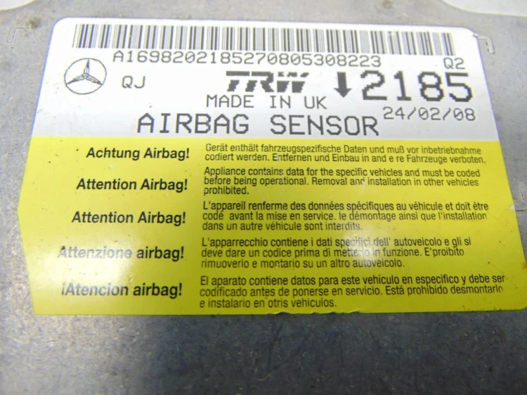 SENSOR PODUSZEK MERCEDES A W169 (2004-2012) 1.5 95 KM BENZ A1698202185