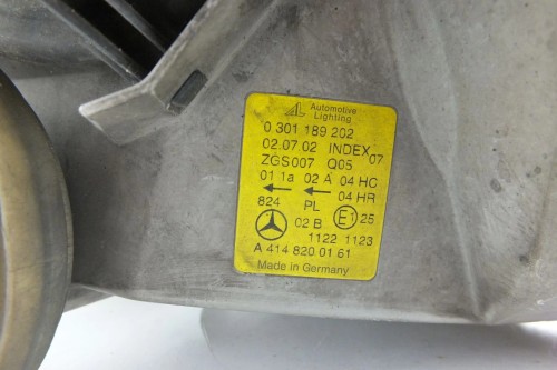 LAMPA PRAWY PRZÓD MERCEDES VANEO W414 1.7 CDI A4148200161