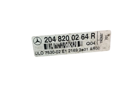 LAMPA PRAWY TYŁ MERCEDES C W204 (2007-2011) 1.8 KOMPRESSOR 184KM 2048200264