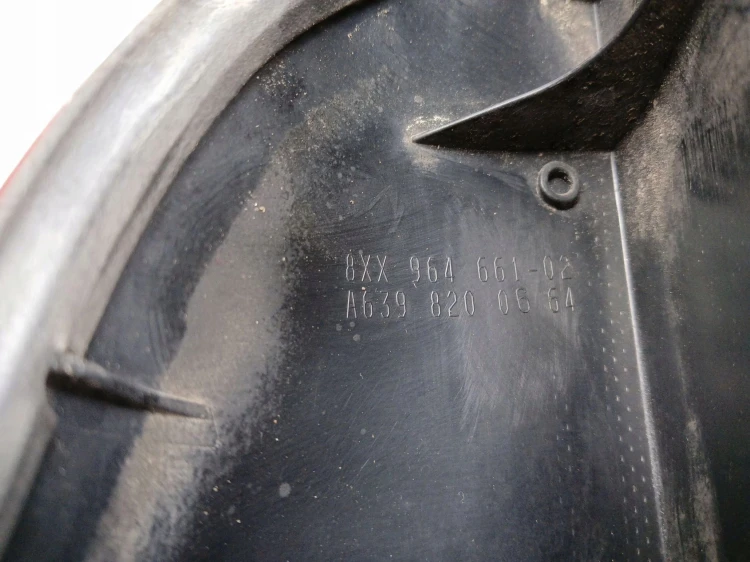 LAMPA PRAWY TYŁ MERCEDES VITO W639 (2003-2010) 2.2 CDI 150KM A6398200664