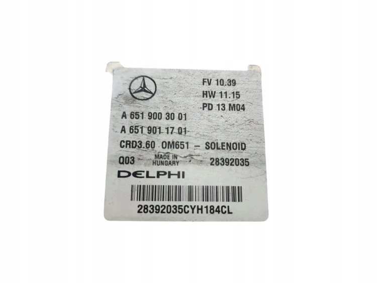 KOMPUTER STEROWNIK SILNIKA MERCEDES CLA W117 (2015-2017) 2.2 CDI 177KM A651