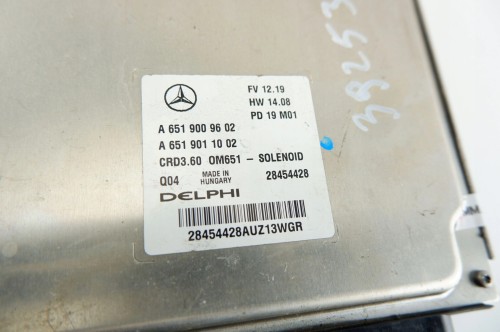 KOMPUTER STEROWNIK SILNIKA MERCEDES A W176 (2012-2015) 2.2 CDI 136KM A65190