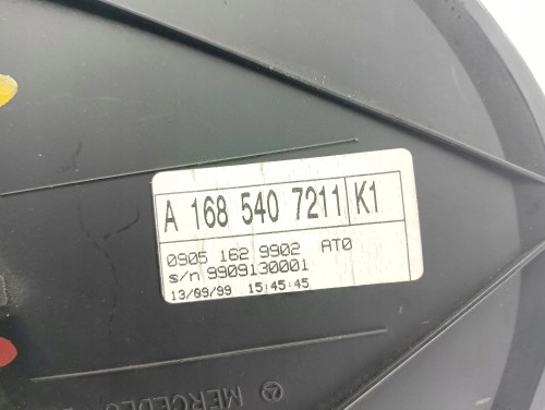 LICZNIK MERCEDES A W168 (1997-2001) 1.9 125KM A1685407211