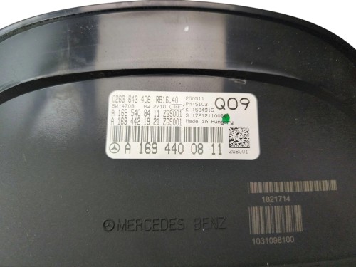 LICZNIK MERCEDES A W169 LIFT (2008-2012) 2.0 CDI 109KM