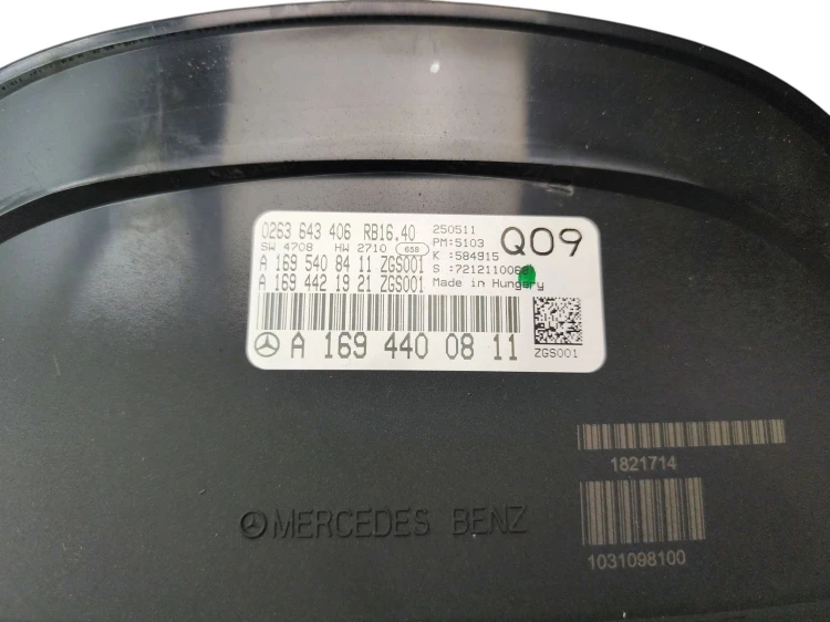 LICZNIK MERCEDES A W169 LIFT (2008-2012) 2.0 CDI 109KM
