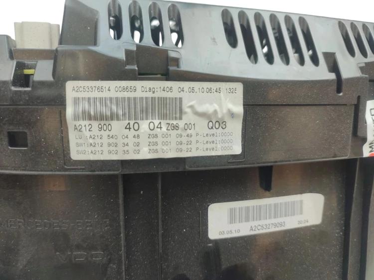 LICZNIK MERCEDES E W212 (2009-2012) 1.8 CGI 204KM A2129004004