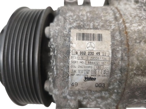 SPRĘŻARKA KLIMATYZACJI MERCEDES C W204 (2007-2011) 1.8 KOMPRESSOR 184KM A00