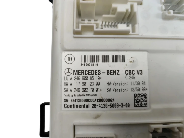 MODUŁ STEROWNIK SAM MERCEDES A W176 (2012-2015) 1.6 CGI 122KM A2469008510