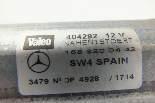 MECHANIZM WYCIERACZKI TYŁ MERCEDES A- W168 1.7 cdi 1688200442