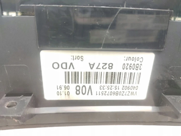 LICZNIK FIS VOLKSWAGEN PASSAT B5 LIFT (2000-2005) 1.9 TDI 130KM 3B0920827A