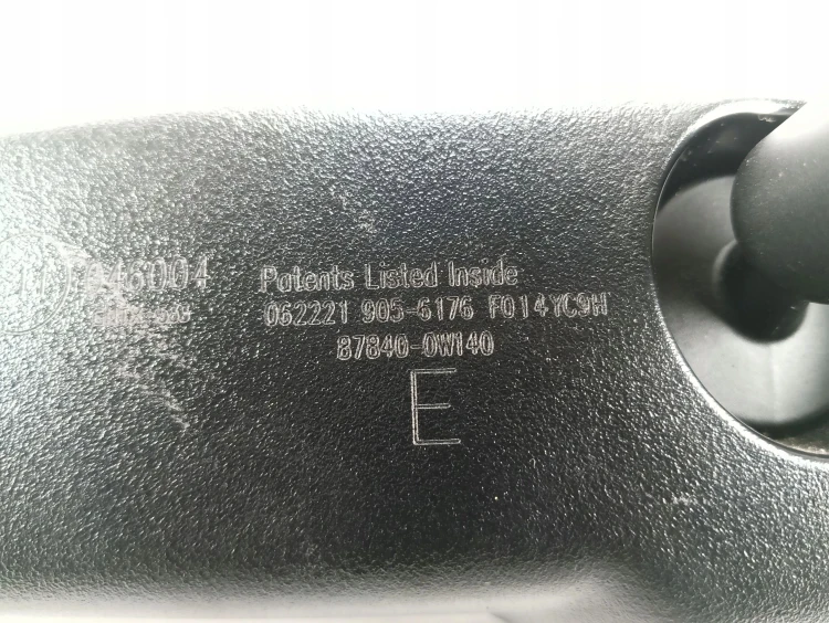 LUSTERKO WEWNĘTRZNE TOYOTA RAV4 V (2019-2023) 2.5 HYBRID 218KM 87840-0W140