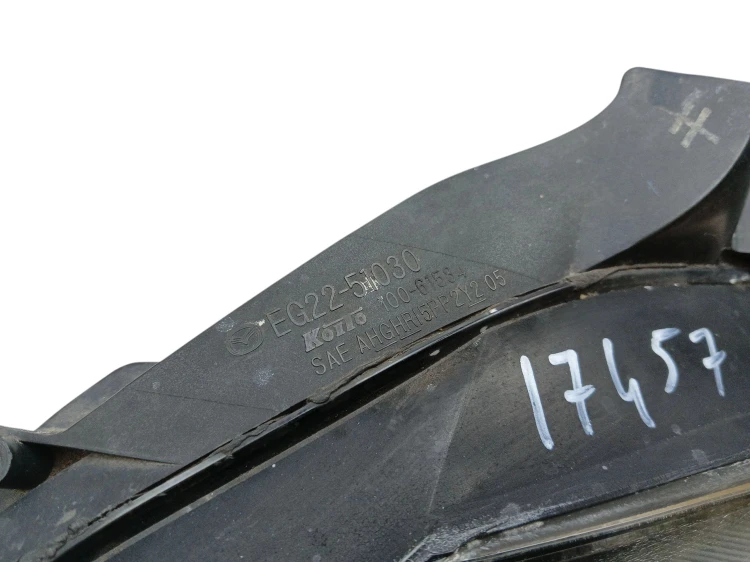LAMPA PRAWY PRZÓD MAZDA CX-7 (2006-2009) 2.5 MZR 163KM EG22-51030