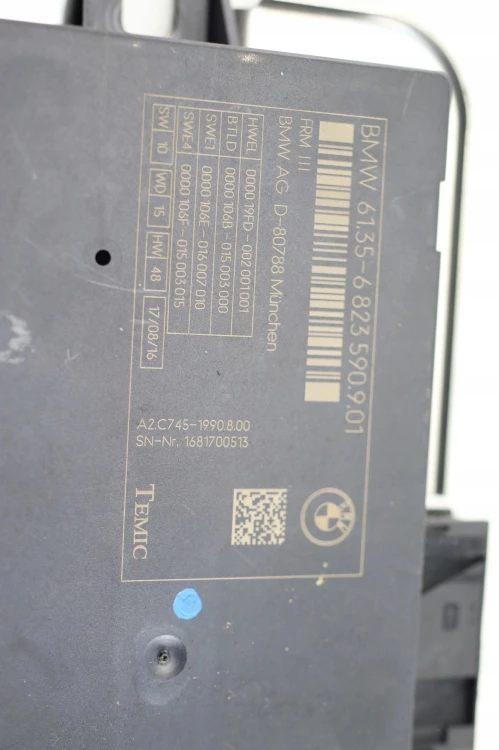 MODUŁ STEROWNIK ŚWIATEŁ FRM III BMW F10 F11 6823590