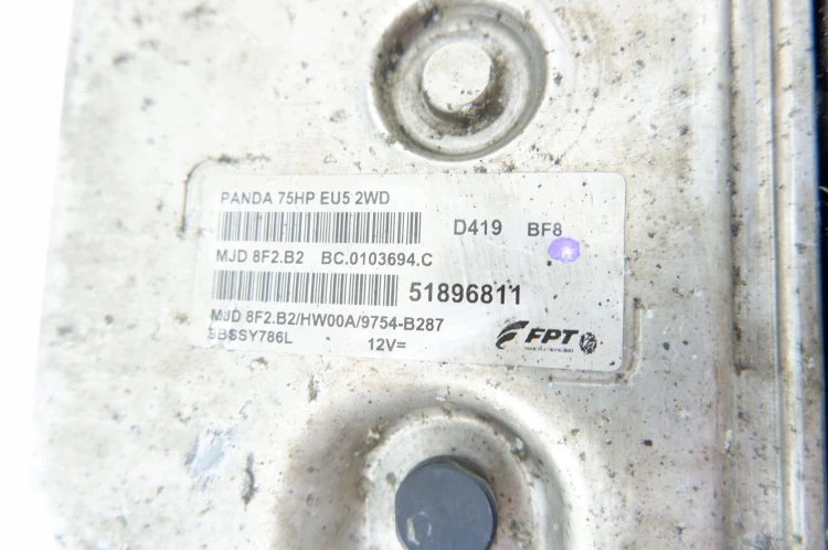 KOMPUTER STEROWNIK SILNIKA FIAT PANDA II (2003-2012) 51896811