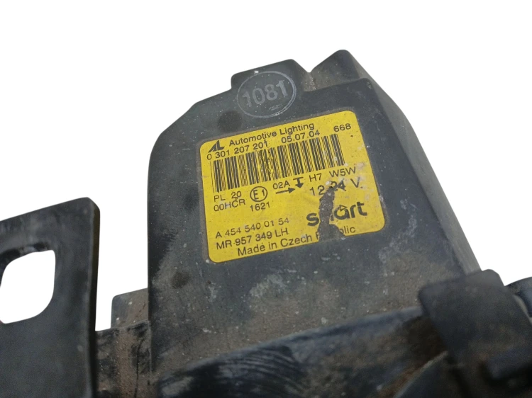 LAMPA LEWY PRZÓD SMART FORFOUR I 454 (2004-2006) 1.1 74KM A4545400154